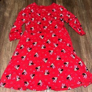 Disney Minnie Mouse Dress Kids Girls size L 10/12